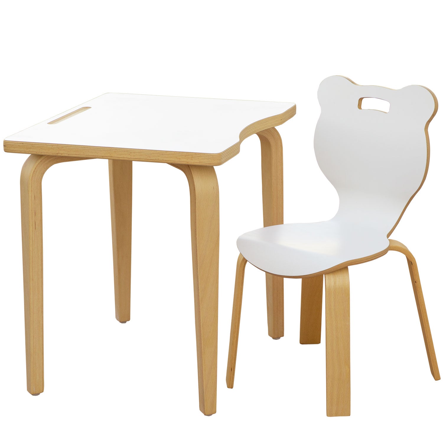 Montessori Table and Chair Set for Kids - Panda