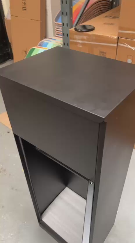 Adarna - Metal Parcel Delivery Box Outdoor - Extra Large (Black)