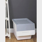 Stackable Storage Organiser Wheeled Toy Box (Bamboo 3x33LT)